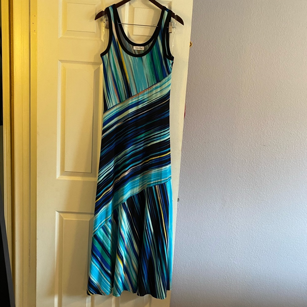 calvin klein maxi dress